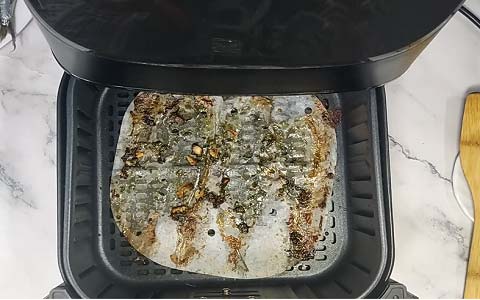 sardine nella friggitrice ad aria